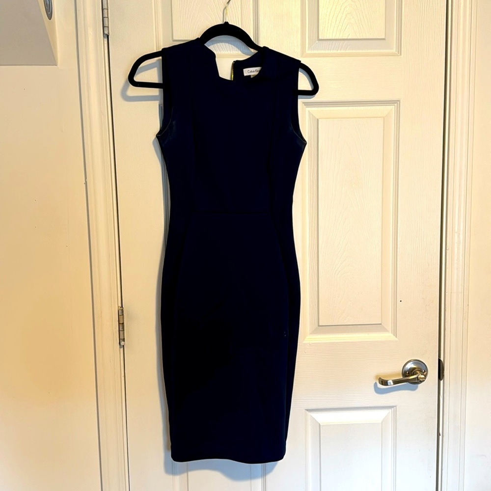 Classic Calvin Klein body con dress